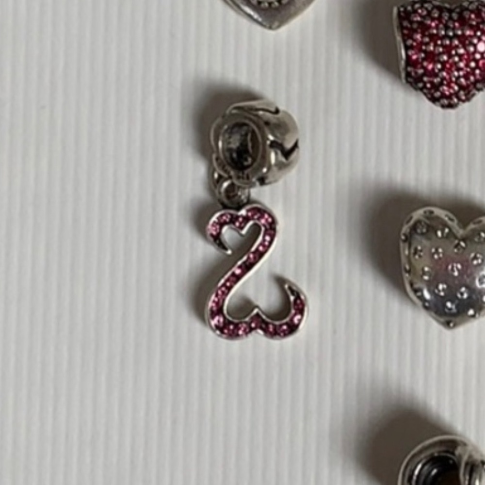 Open heart pandora charm